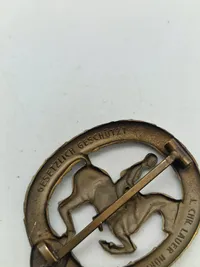 Original Deutsches Reiterabzeichen - bronze
