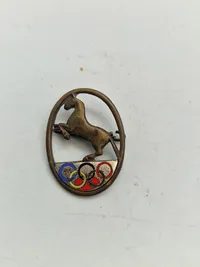 Original Deltager mærke for Ryttere ved olympiaden 1936 Berlin