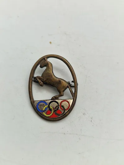 Original Deltager mærke for Ryttere ved olympiaden 1936 Berlin