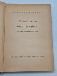Original Tysk Marinebog givet i gave Tønder 1944 DBN Deutsche Berufsgruppen in Nordschlesweig
