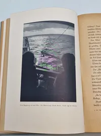 Original Tysk Marinebog givet i gave Tønder 1944 DBN Deutsche Berufsgruppen in Nordschlesweig