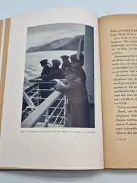 Original Tysk Marinebog givet i gave Tønder 1944 DBN Deutsche Berufsgruppen in Nordschlesweig