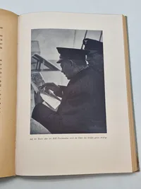 Original Tysk Marinebog givet i gave Tønder 1944 DBN Deutsche Berufsgruppen in Nordschlesweig