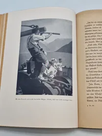 Original Tysk Marinebog givet i gave Tønder 1944 DBN Deutsche Berufsgruppen in Nordschlesweig