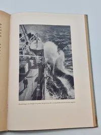 Original Tysk Marinebog givet i gave Tønder 1944 DBN Deutsche Berufsgruppen in Nordschlesweig