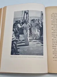 Original Tysk Marinebog givet i gave Tønder 1944 DBN Deutsche Berufsgruppen in Nordschlesweig