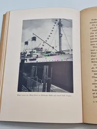 Original Tysk Marinebog givet i gave Tønder 1944 DBN Deutsche Berufsgruppen in Nordschlesweig