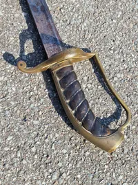 Original Dansk officerssabel Model 1801