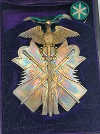 Original WW2 Japanese soldier Order Of Golden Kite 6th Class Medal with Box