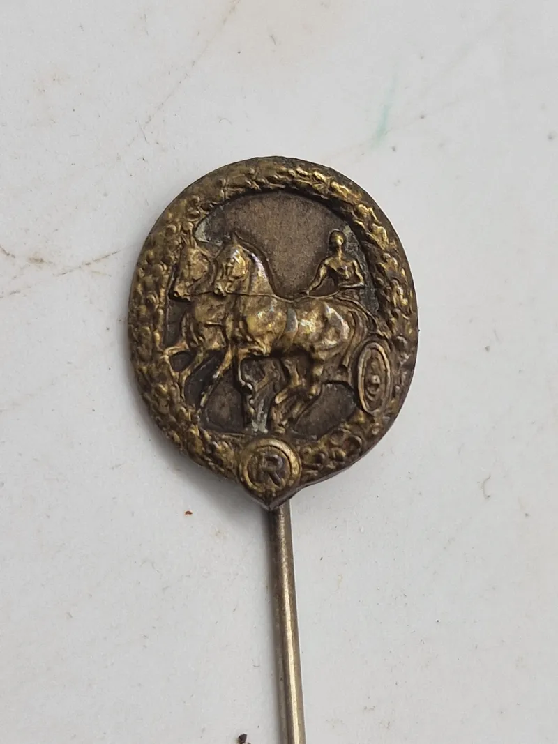 Original Deutsches Fahrabzeichen, Bronze pin