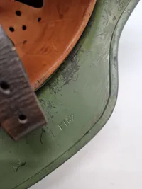 Tysk M35 hjelm, original skal men resten efterkrigs