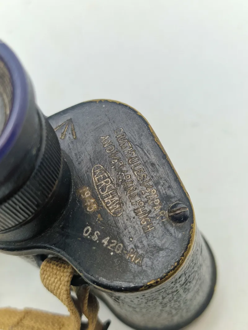 Original Engelsk WW2 kikkert brugt af Danmark efter krigen