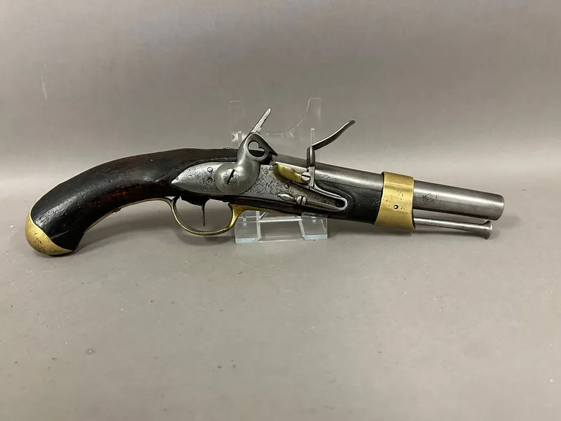 Original Fransk model 1822 marinepistol Flint