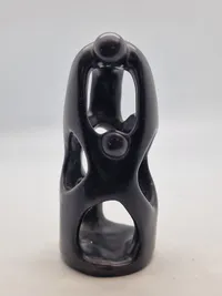 STONE CARVING STATUE Mother AND 3 Children