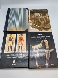 Samling bøger - Våbenhistorisk selskab
