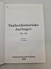 Samling bøger - Våbenhistorisk selskab