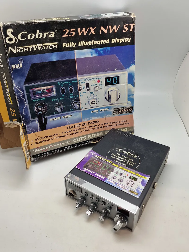 Cobra radio med kasse