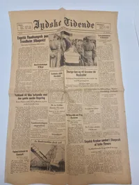 Originalt Kong Christian x Lot - bl.a. avis fra 10 april 1940
