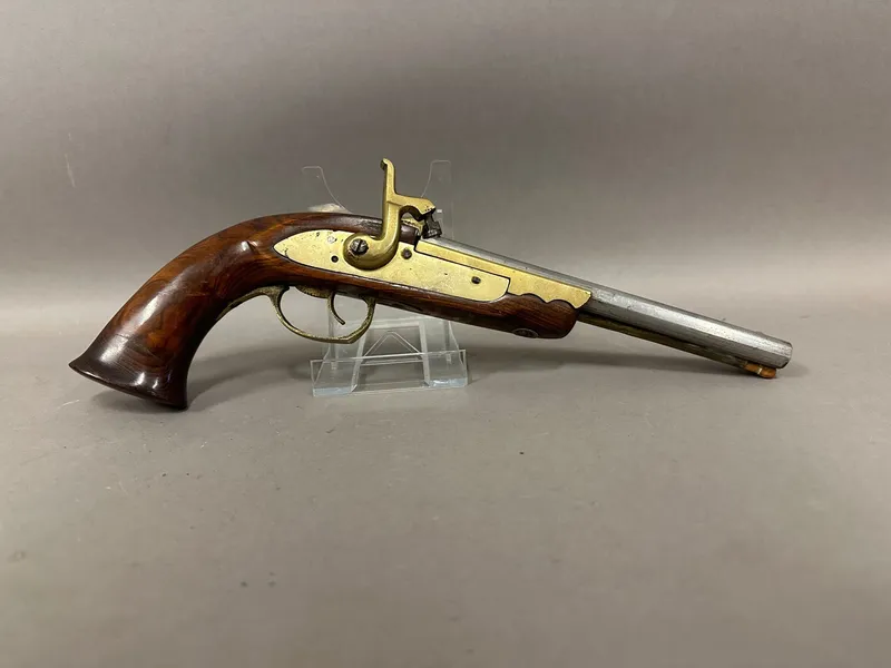 Syderopæisk perkusions pistol, singel trikker,
