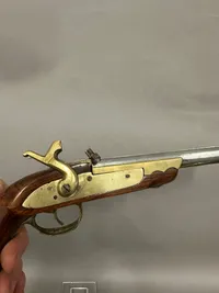 Syderopæisk perkusions pistol, singel trikker,