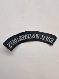 Samling originalt engelsk militaria