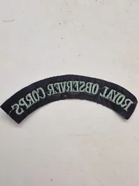 Samling originalt engelsk militaria