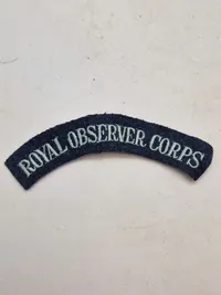 Samling originalt engelsk militaria
