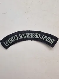 Samling originalt engelsk militaria