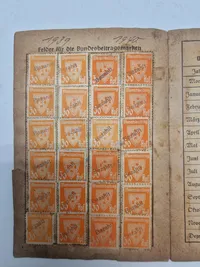Original medlemsbog - Deutche Reichkriegerbund