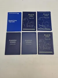 Samling danske møntsæt