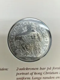 Jubilæumsmønt af sølv - Christian IX 40 års regeringsjubilæum