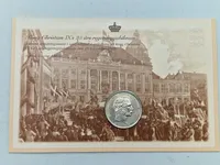 Jubilæumsmønt af sølv - Christian IX 25 års regeringsjubilæum