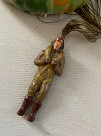 Original linoliumsfigur forstillende SOE mand