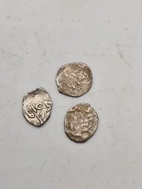 3 originale sølvmønter - Asien