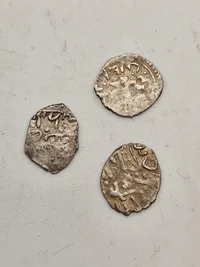 3 originale sølvmønter - Asien