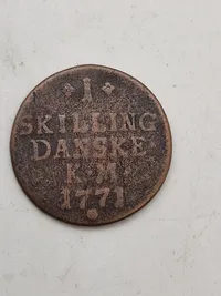 Samling diverse mønter