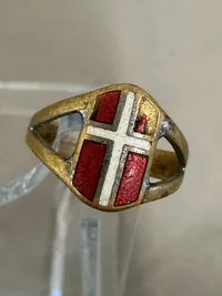 Original dansk ring WW2 fundet i Letland