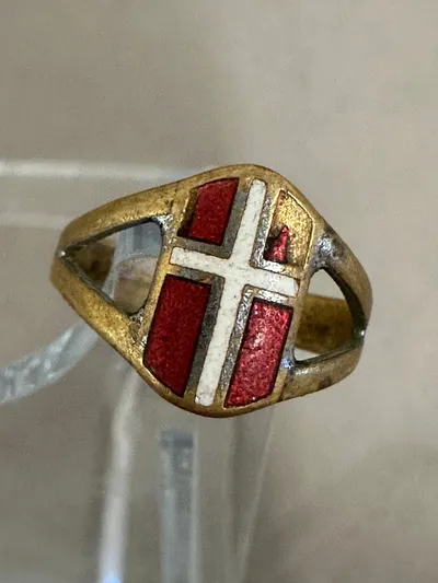 Original dansk ring WW2 fundet i Letland