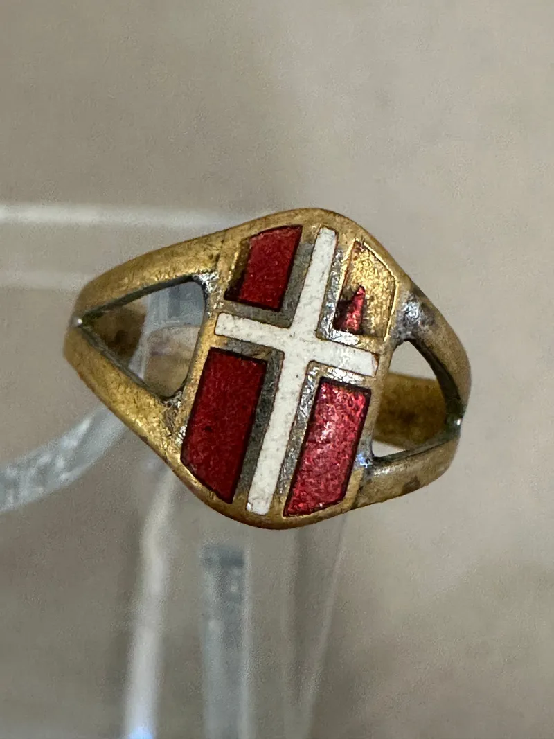 Original dansk ring WW2 fundet i Letland