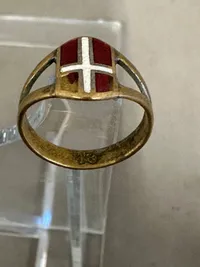 Original dansk ring WW2 fundet i Letland