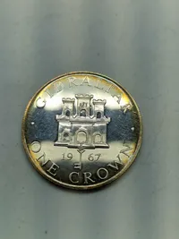 Gibraltar 1 Crown - sølv (Proff)