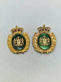 Sæt originale danske politi badges