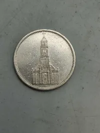 Original 5 Reichmark af sølv - 1934