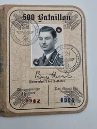 Waffen-SS id bog - efterkrigs