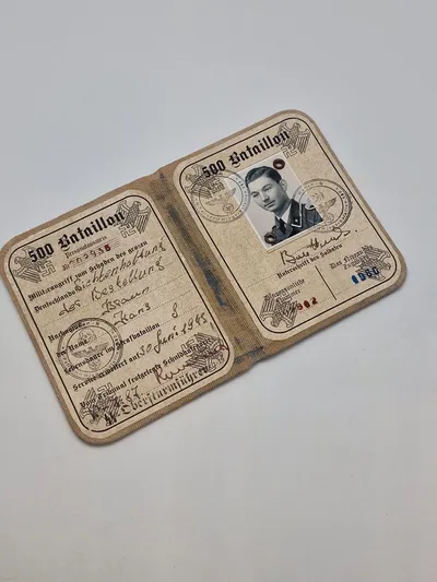 Waffen-SS id bog - efterkrigs