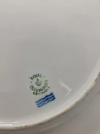 Original RC tallerken - anvendt af kongeparret på deres Yacht “Rita” i 1960’erne og 70’erne