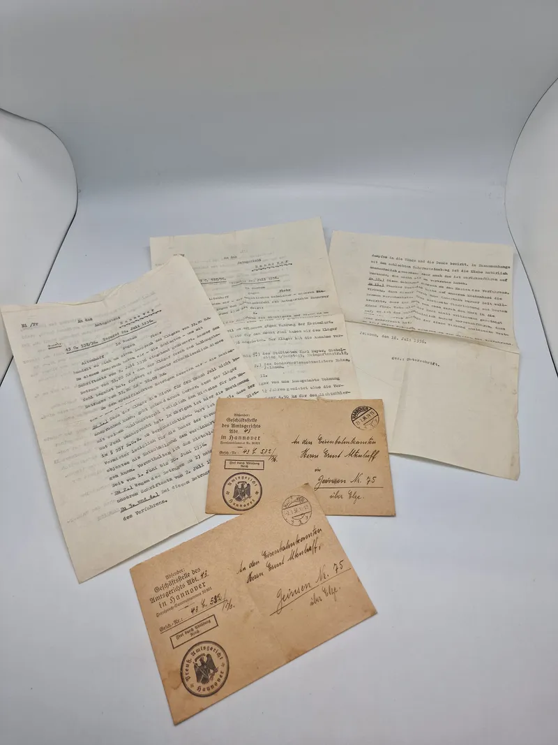 To originale tyske breve fra 1930’erne