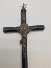 Originalt tysk kors fra perioden omkring ww2 - med mini Totenkopf i bunden