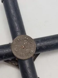 Originalt tysk kors fra perioden omkring ww2 - med mini Totenkopf i bunden