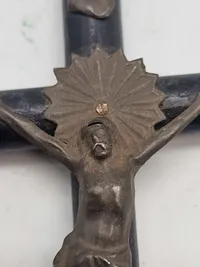 Originalt tysk kors fra perioden omkring ww2 - med mini Totenkopf i bunden